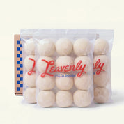 36-pack of Leavenly Pizza Dough: three bags of 12 dough balls with the shipping box